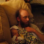 Dad teaches Telia critical napping skills