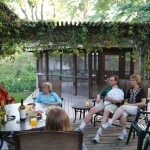 grandparents and great-grandparents visiting Davis