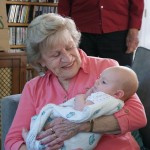 visiting with Great Grandma Casey