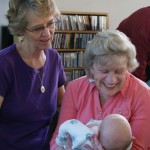 Grandma and Great Grandma Casey visiting from San Diego