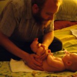 relaxing massage with Daddy