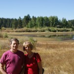 Grandma and Grandpa at Spooner Lake